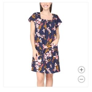 New! Nicole Miller Ladies' Linen Blend Dress, Blue